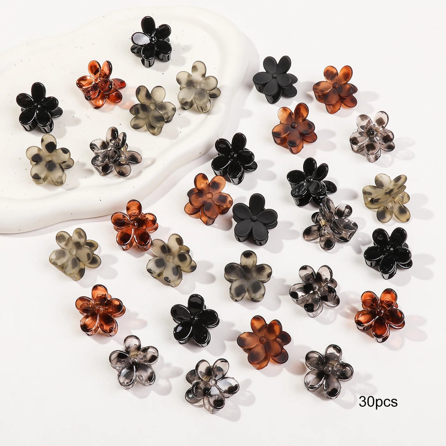Mini Flower Hair Clips