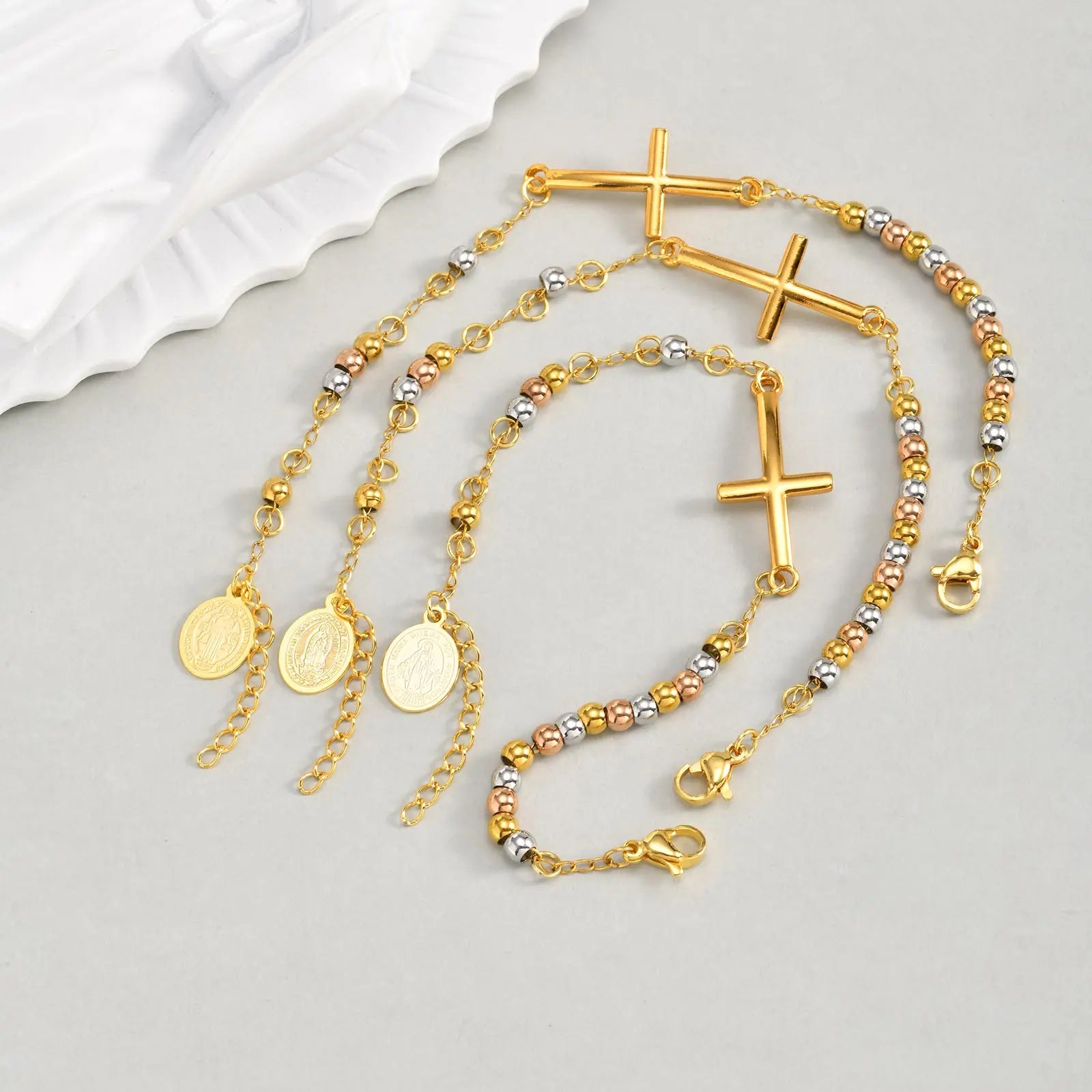 Rosary Charm Bracelet