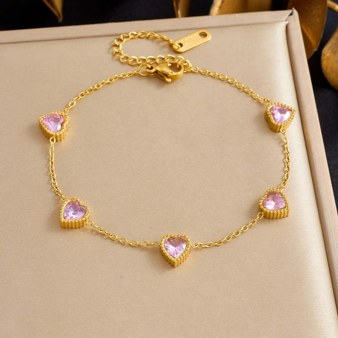 Heart Zircon Bracelet