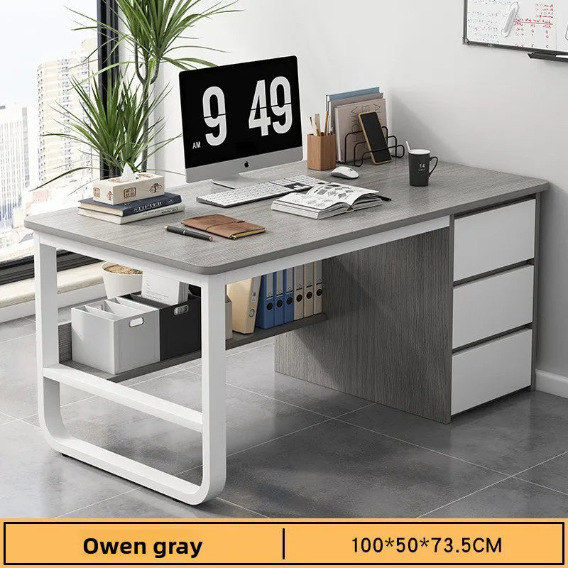 Modern Computer Desk with Drawer – Home Office & Study Workstation