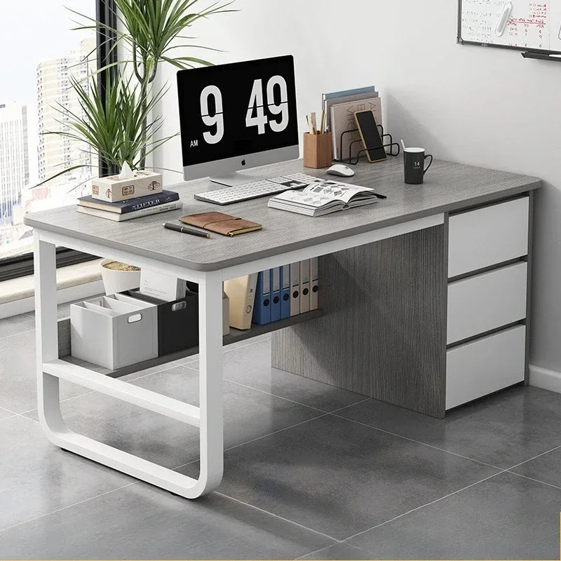 Modern Computer Desk with Drawer – Home Office & Study Workstation