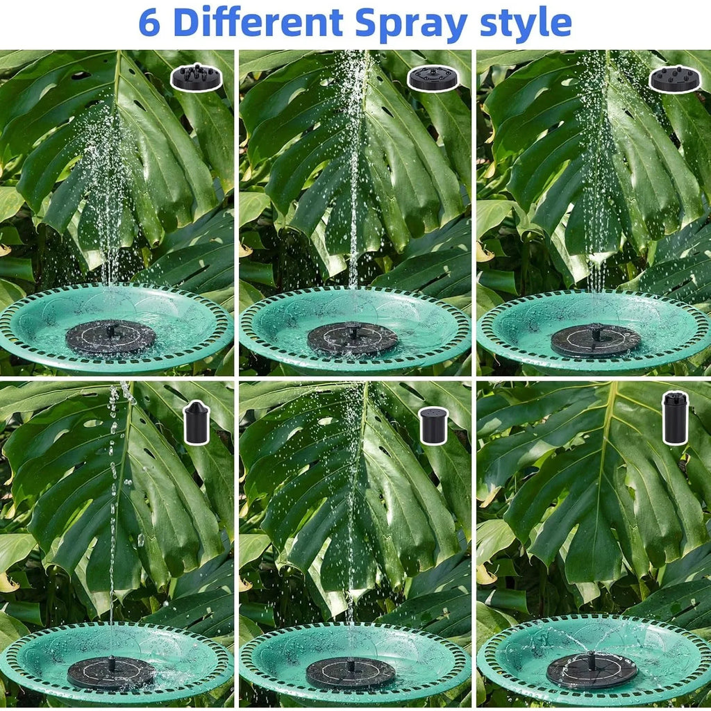 Floating Solar Fountain Pump – Elegant Outdoor Water Feature for Garden Serenity