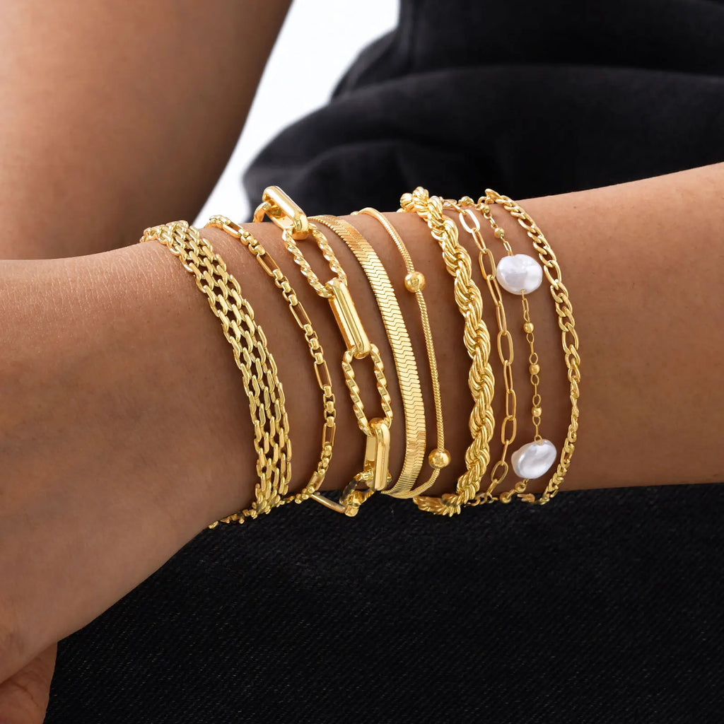 Gold Link Bracelet
