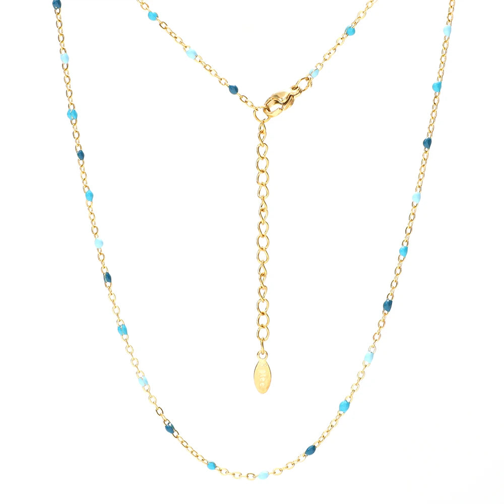 Luna Satellite Bead Necklace