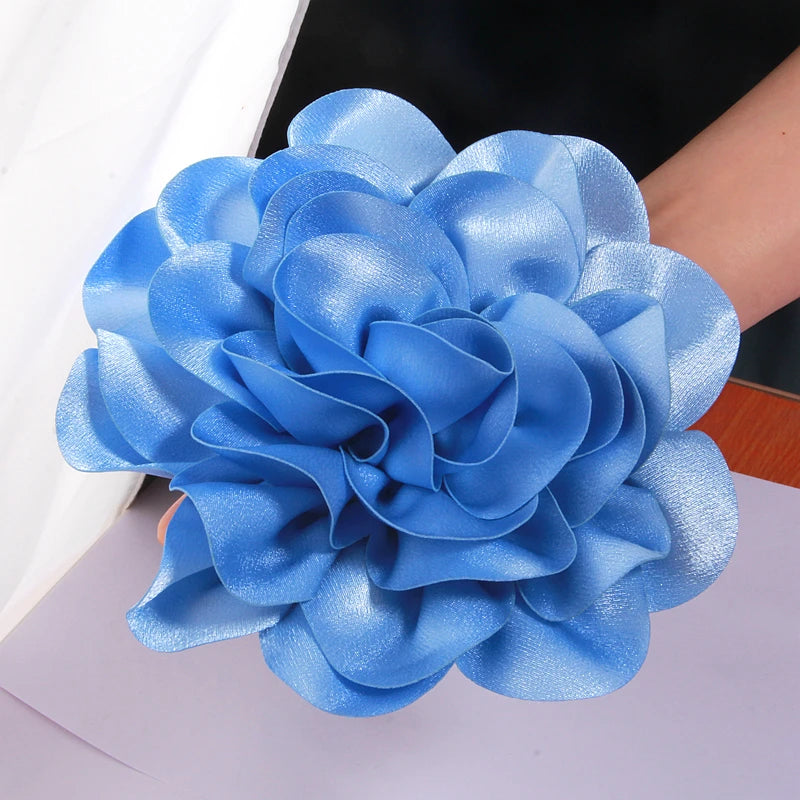 Satin Bloom Hair Clip