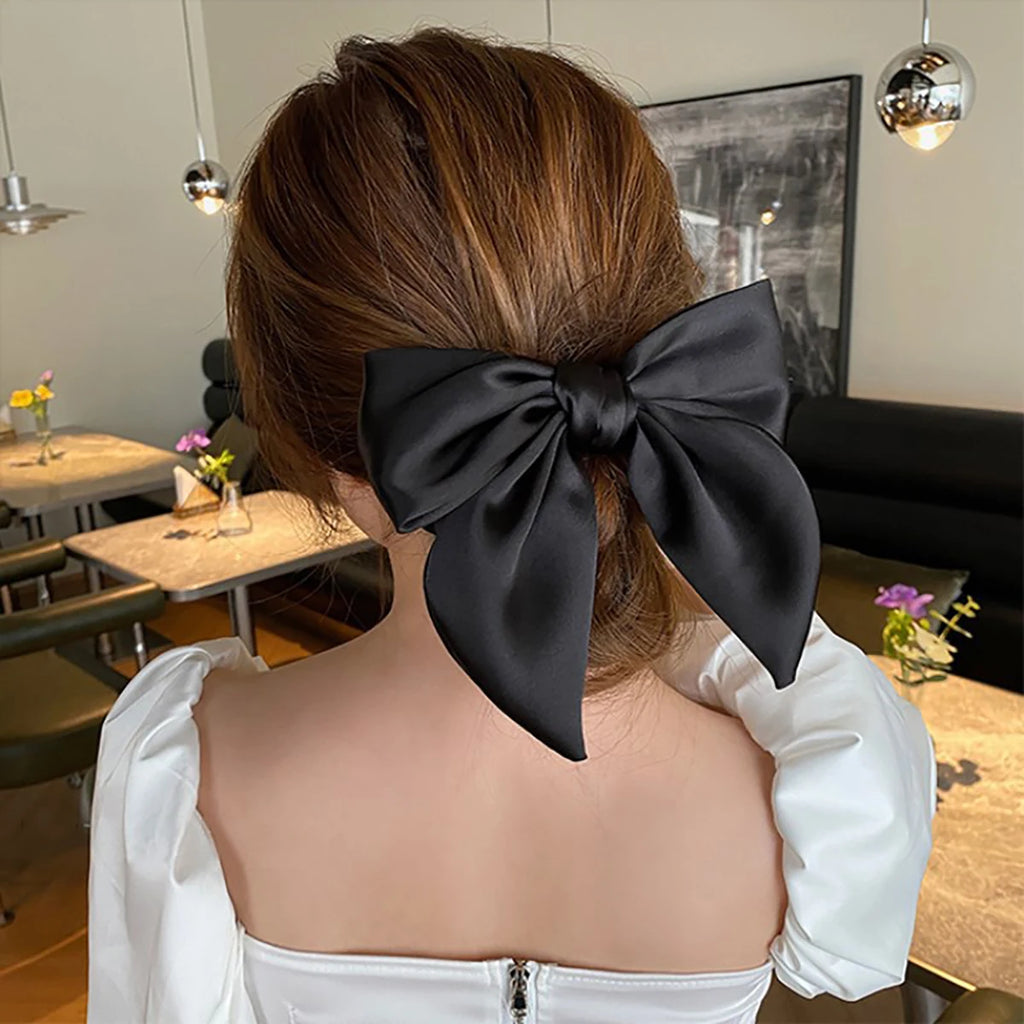 Satin Bow Scrunchie
