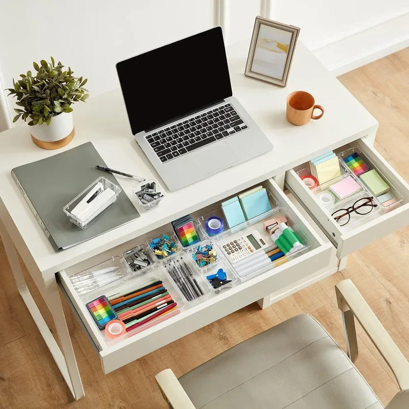 Clear Drawer Organizer Set
