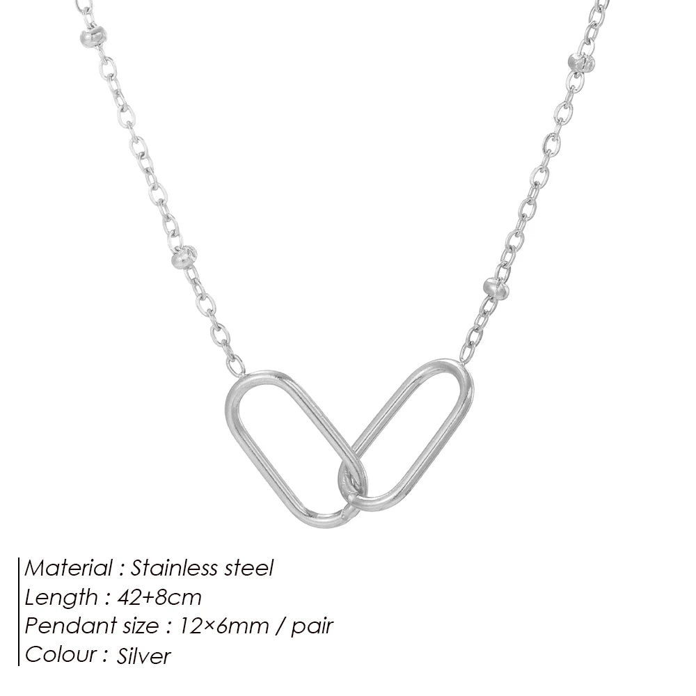 Luna Infinity Link Necklace