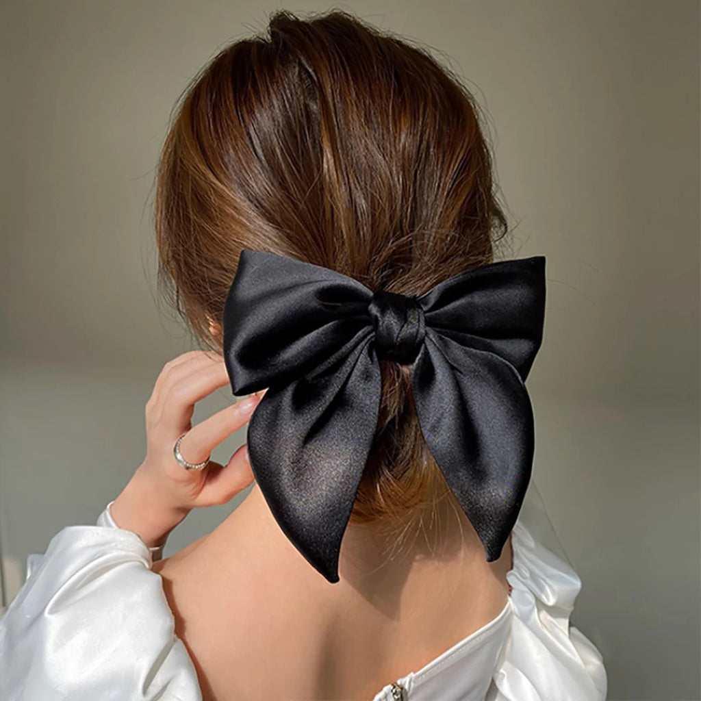 Satin Bow Scrunchie