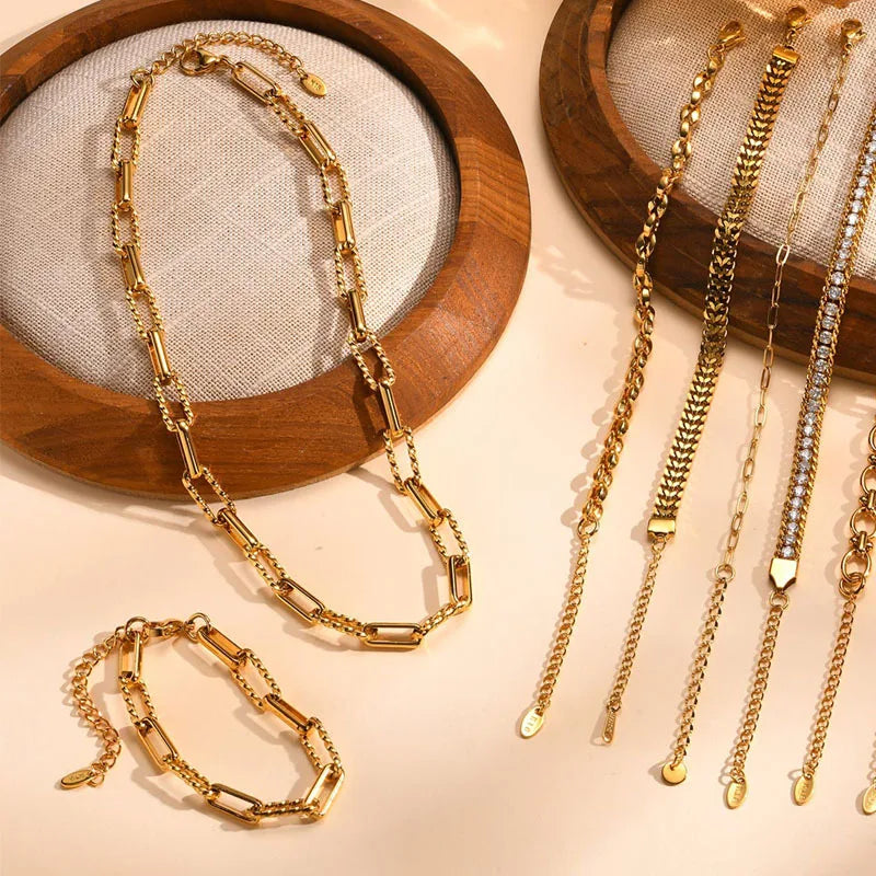 Twist Paperclip Bracelet