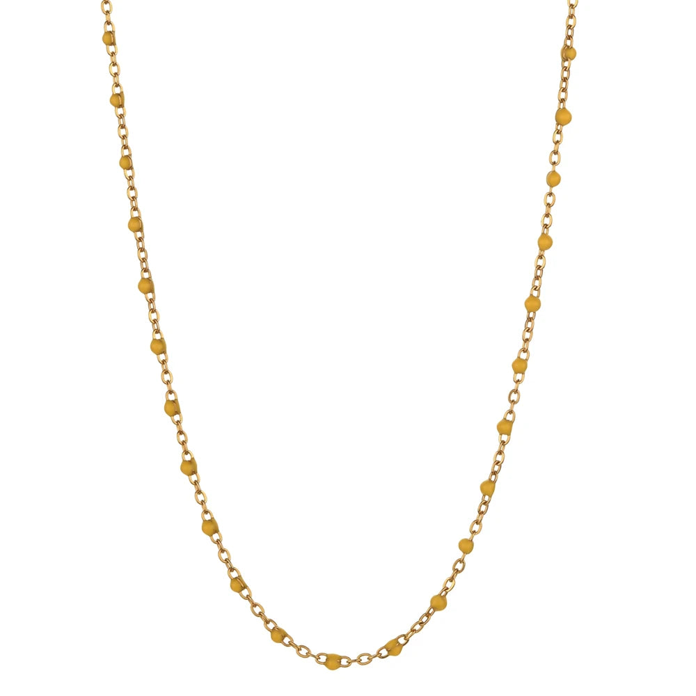Luna Satellite Bead Necklace