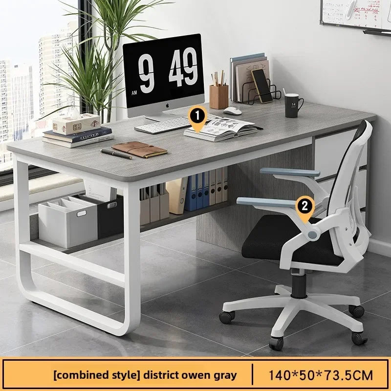 Modern Computer Desk with Drawer – Home Office & Study Workstation