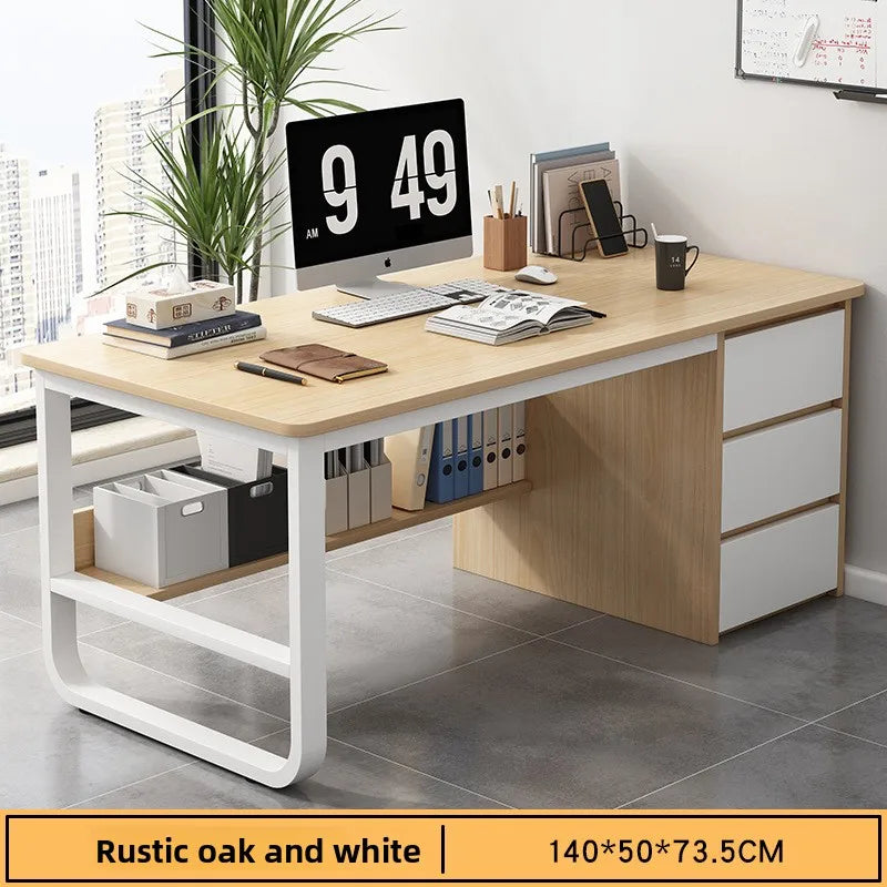 Modern Computer Desk with Drawer – Home Office & Study Workstation