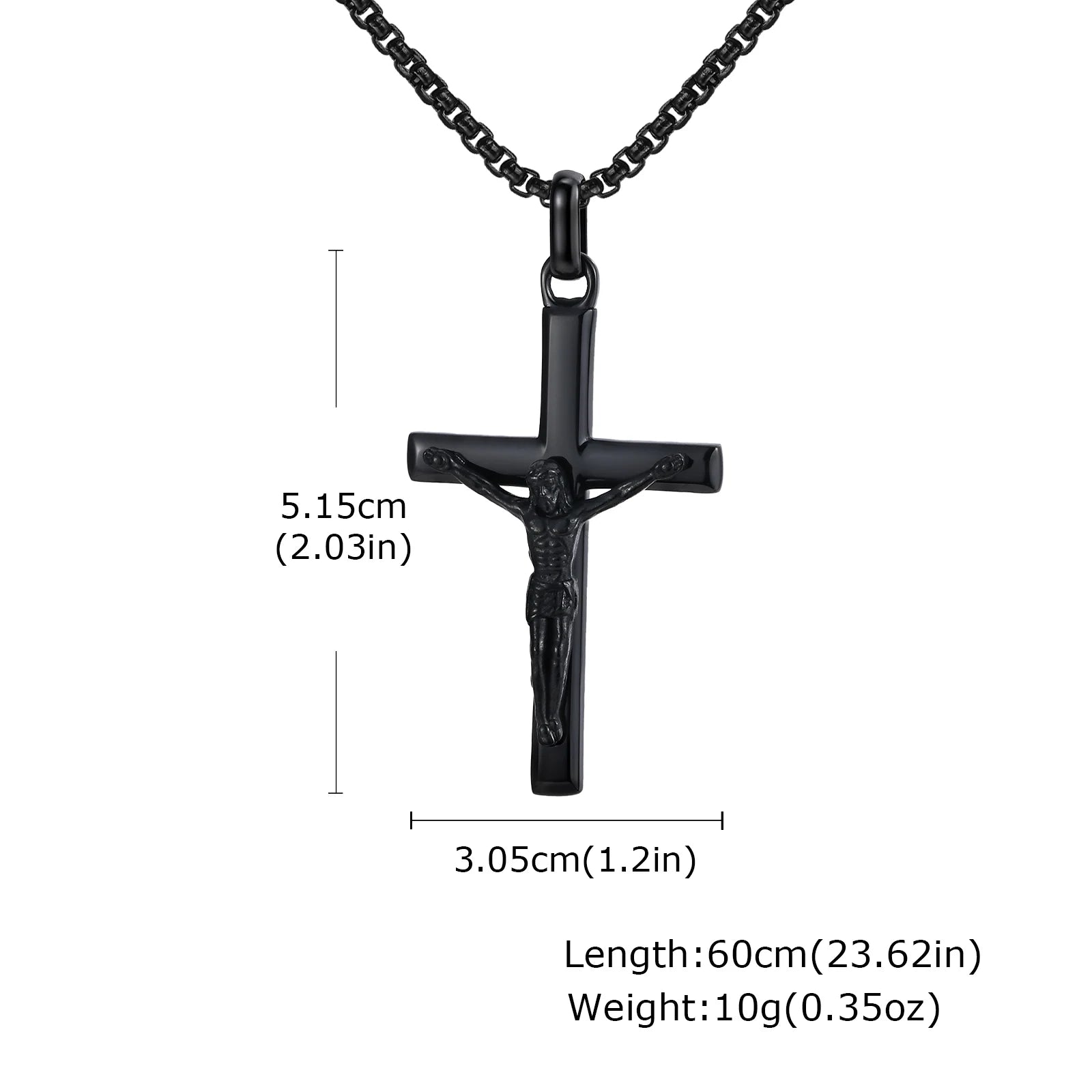 Luxury Stainless Steel Cross Necklace