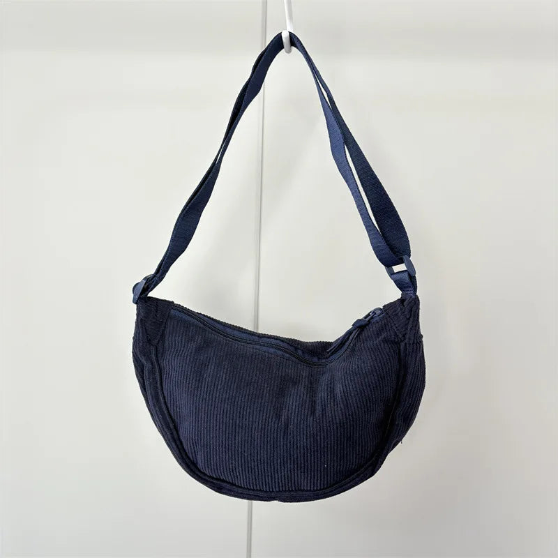 Luna Corduroy Hobo Bag