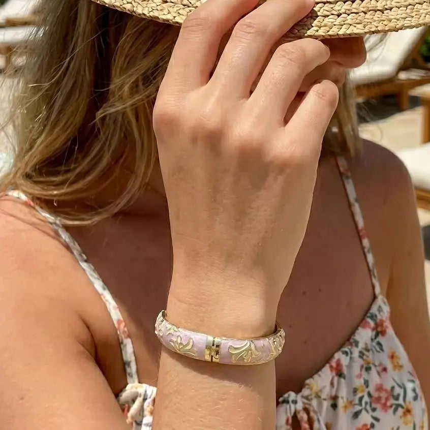 Luxury Enamel Cloisonné Bangle
