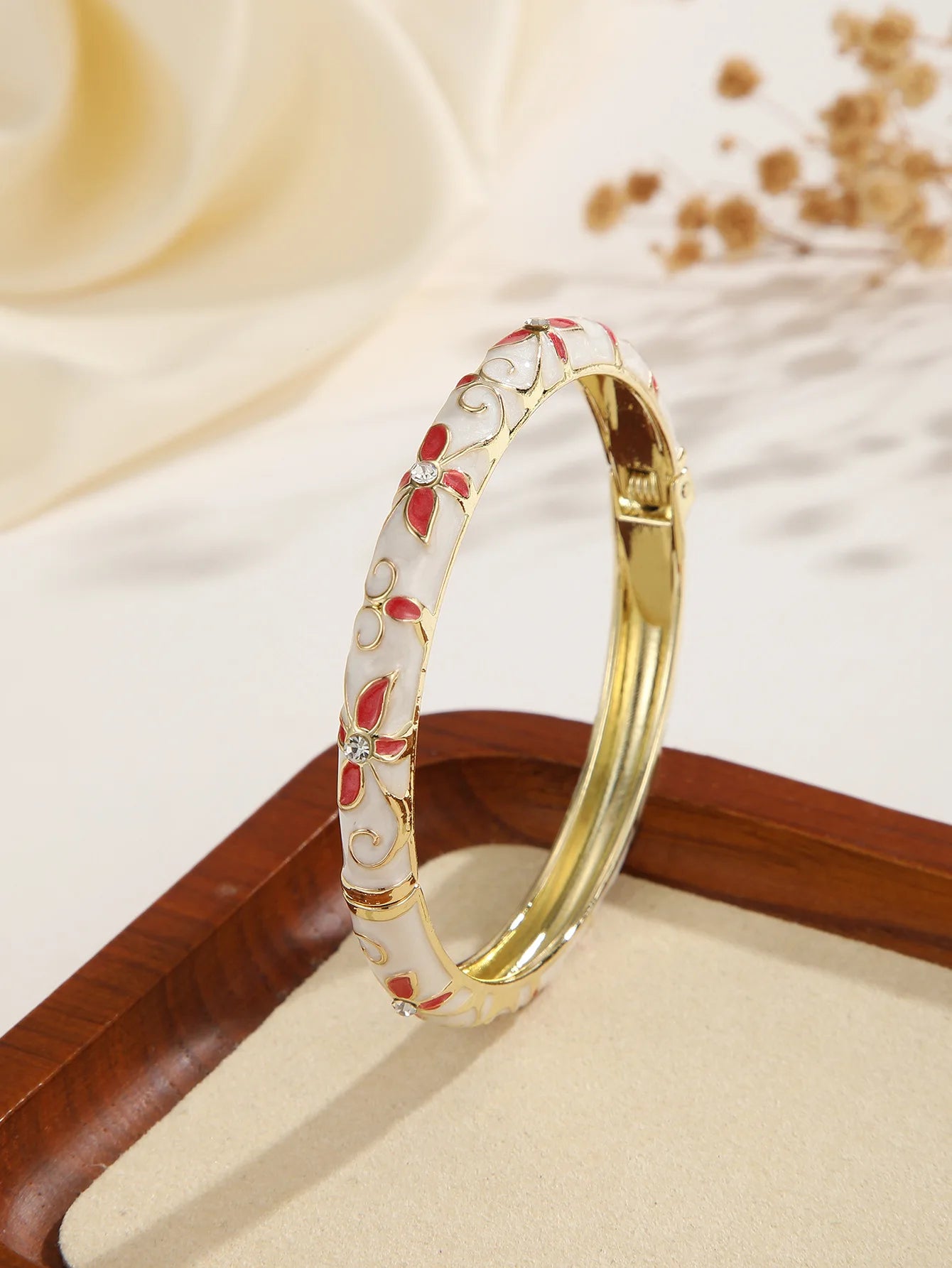 Floral Clover Bracelet