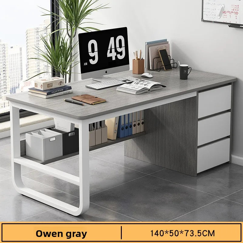 Modern Computer Desk with Drawer – Home Office & Study Workstation