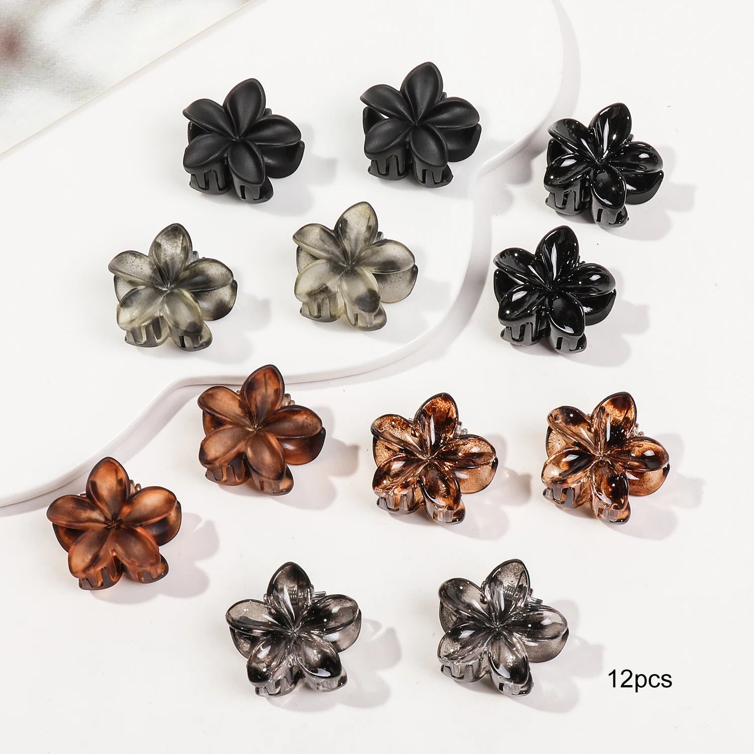 Mini Flower Hair Clips