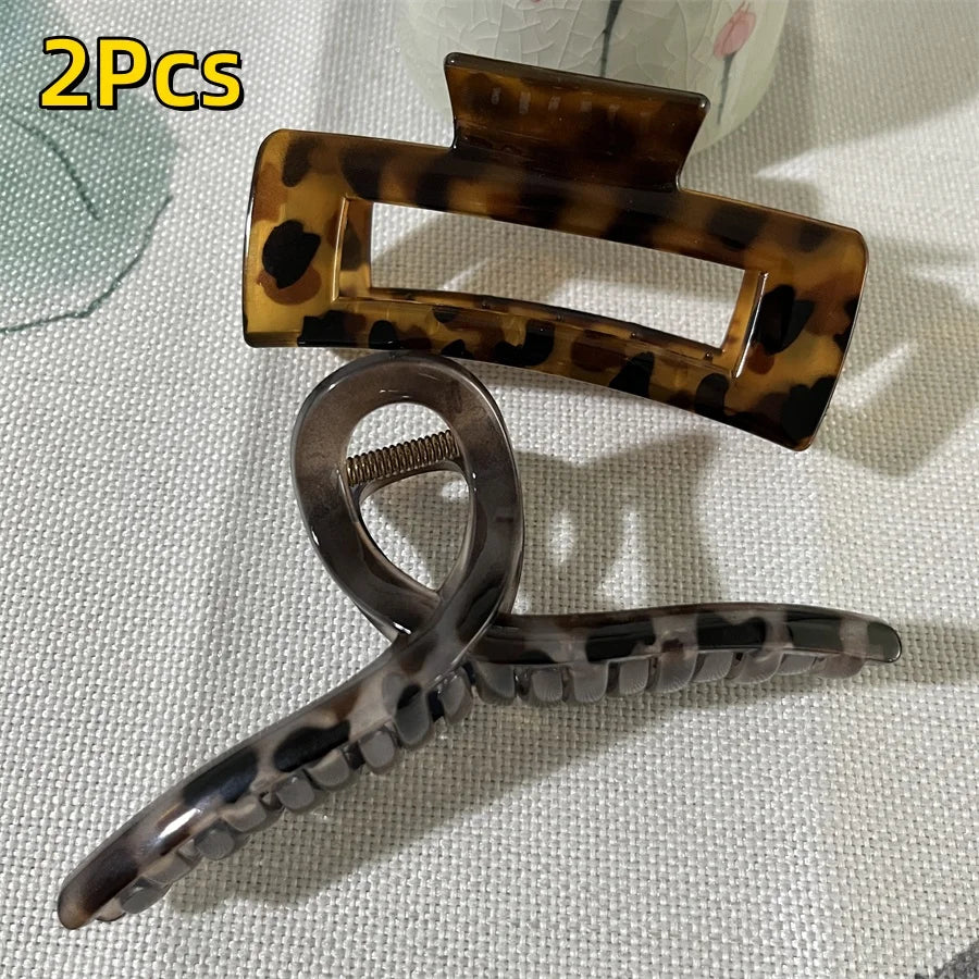 Leopard Claw Clip