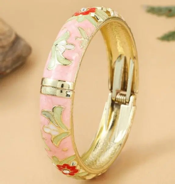 Luxury Enamel Cloisonné Bangle