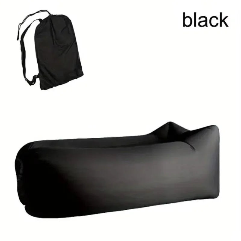 LUSQI Inflatable Lounger Air Sofa – Extra Thick Foldable Couch for Indoor & Outdoor Comfort