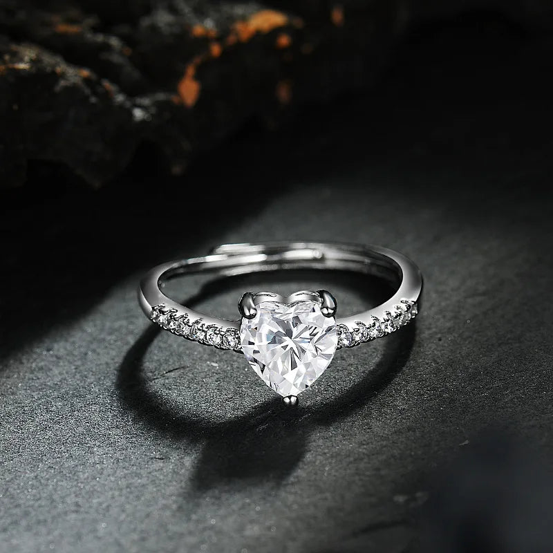 Sterling Heart Ring