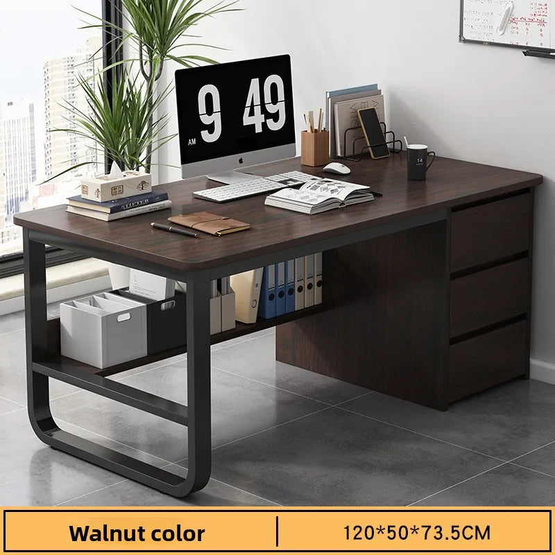 Modern Computer Desk with Drawer – Home Office & Study Workstation