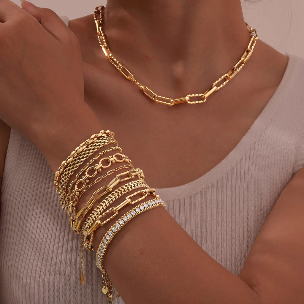 Twist Paperclip Bracelet