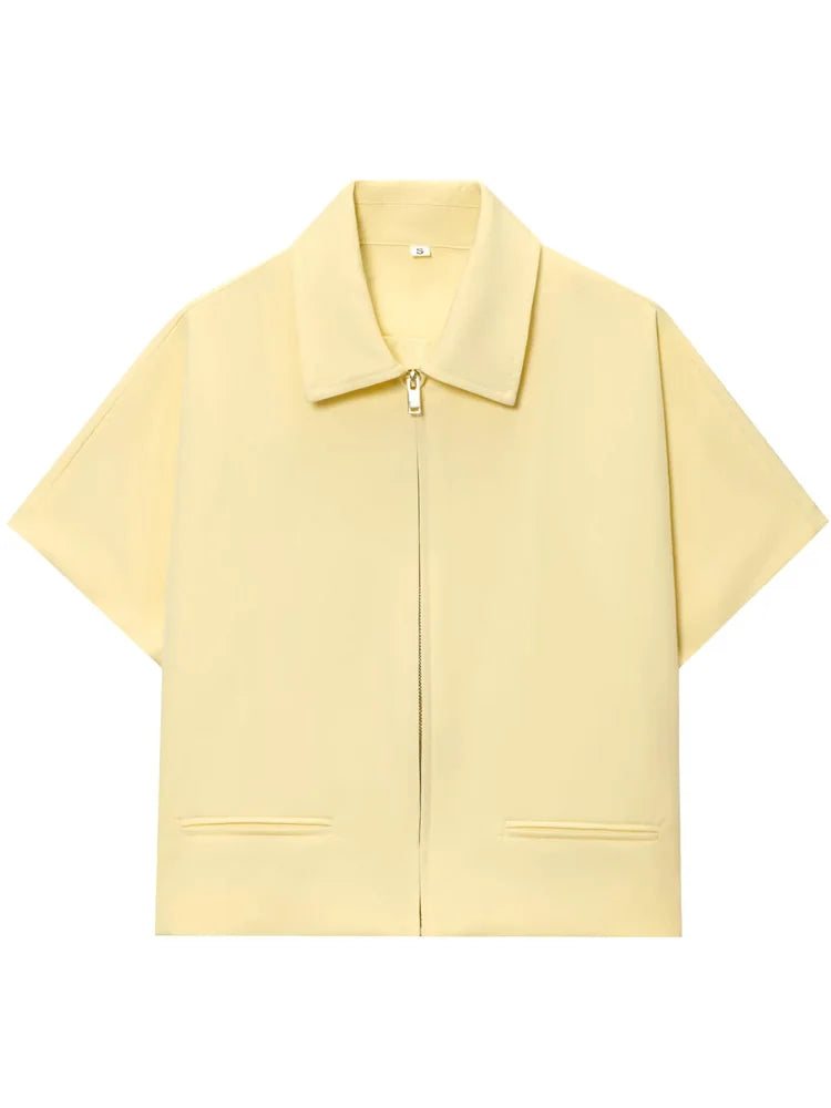 Cropped Zip Jacket