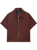 Cropped Zip Jacket