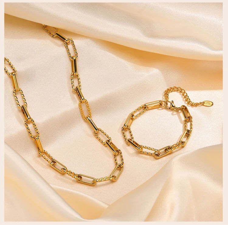 Twist Paperclip Bracelet
