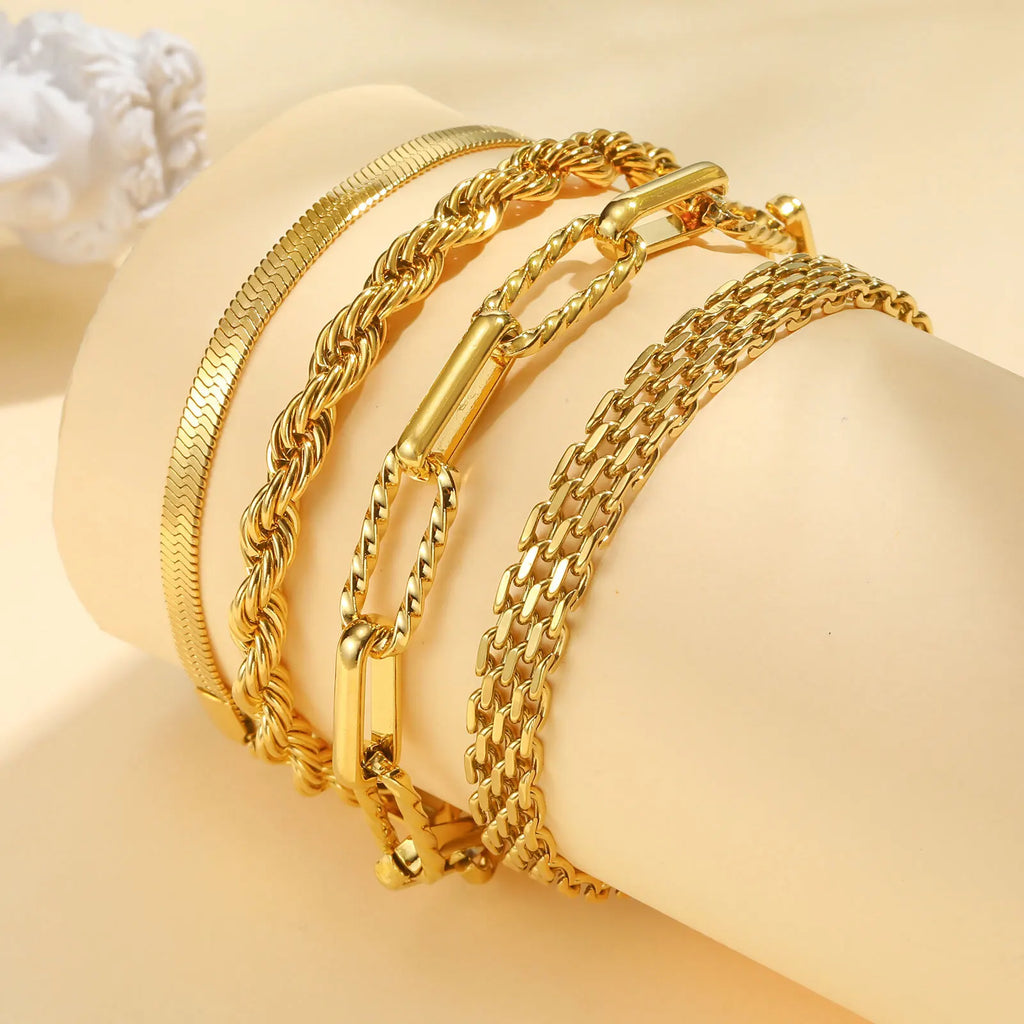 Gold Link Bracelet