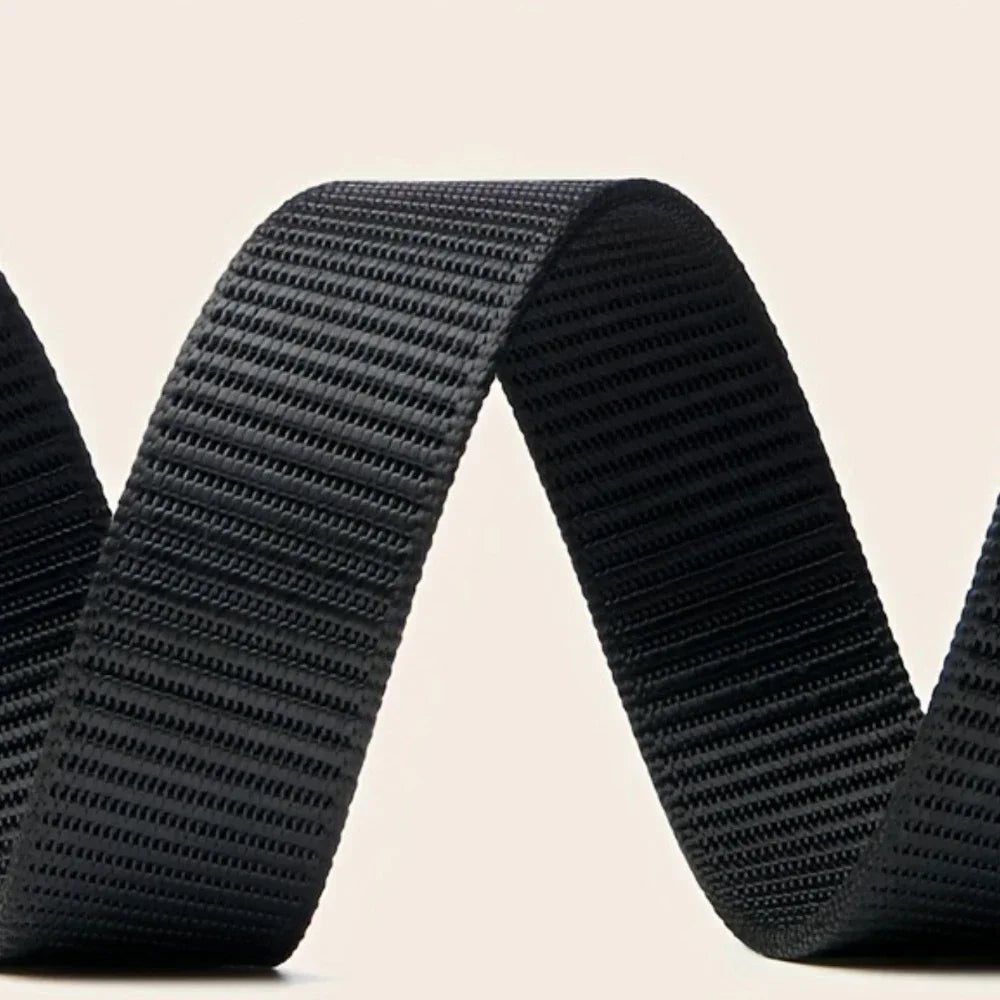 New Automatic Buckle Canvas Tactical Belt for Men