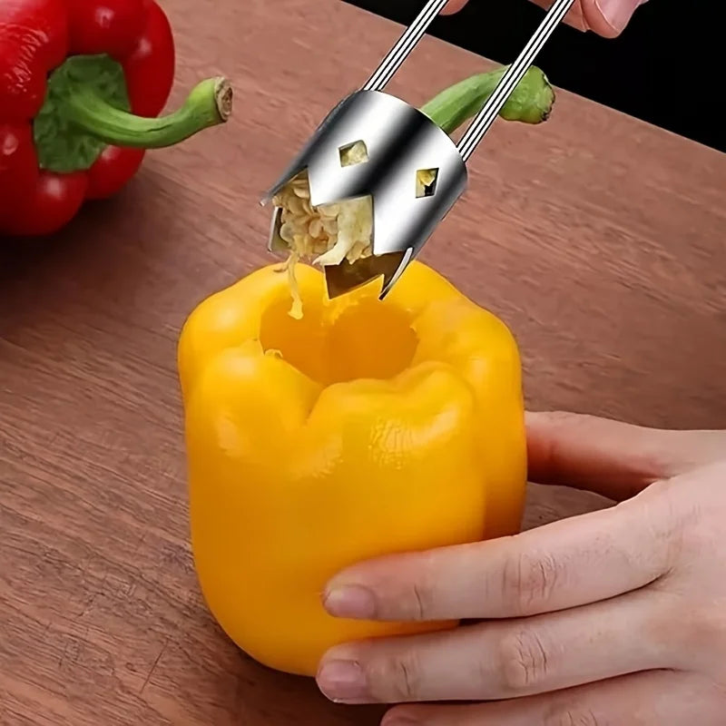 Premium Stainless Steel Fruit & Vegetable Corer