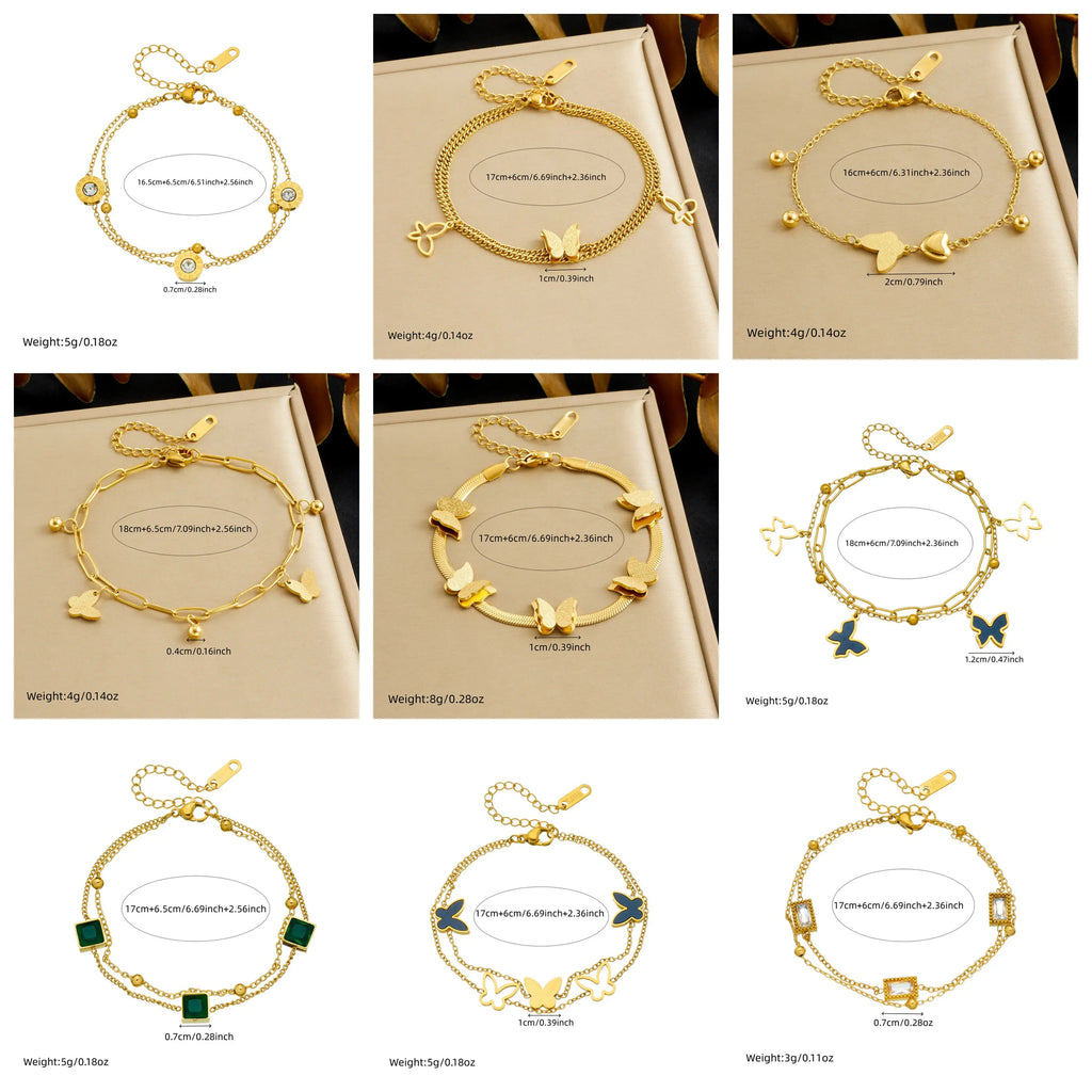 Heart Zircon Bracelet