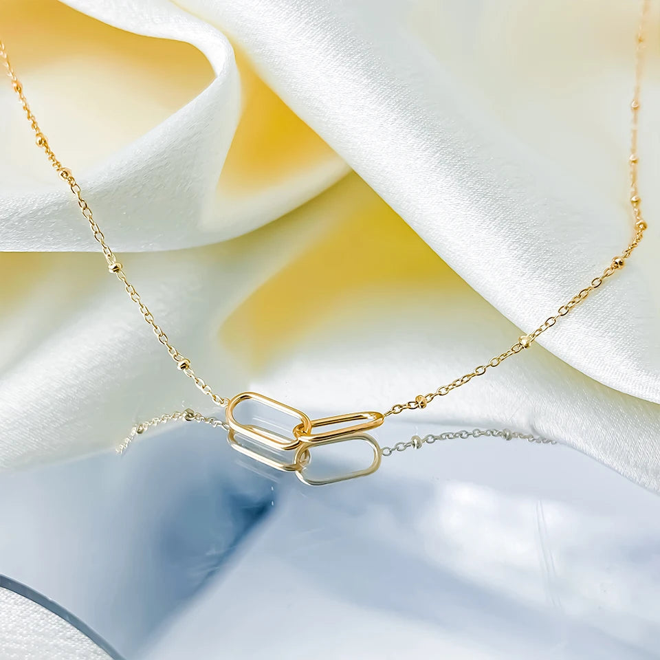 Luna Infinity Link Necklace