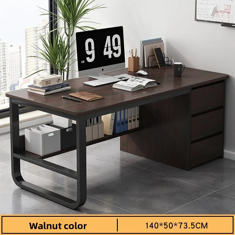 Modern Computer Desk with Drawer – Home Office & Study Workstation