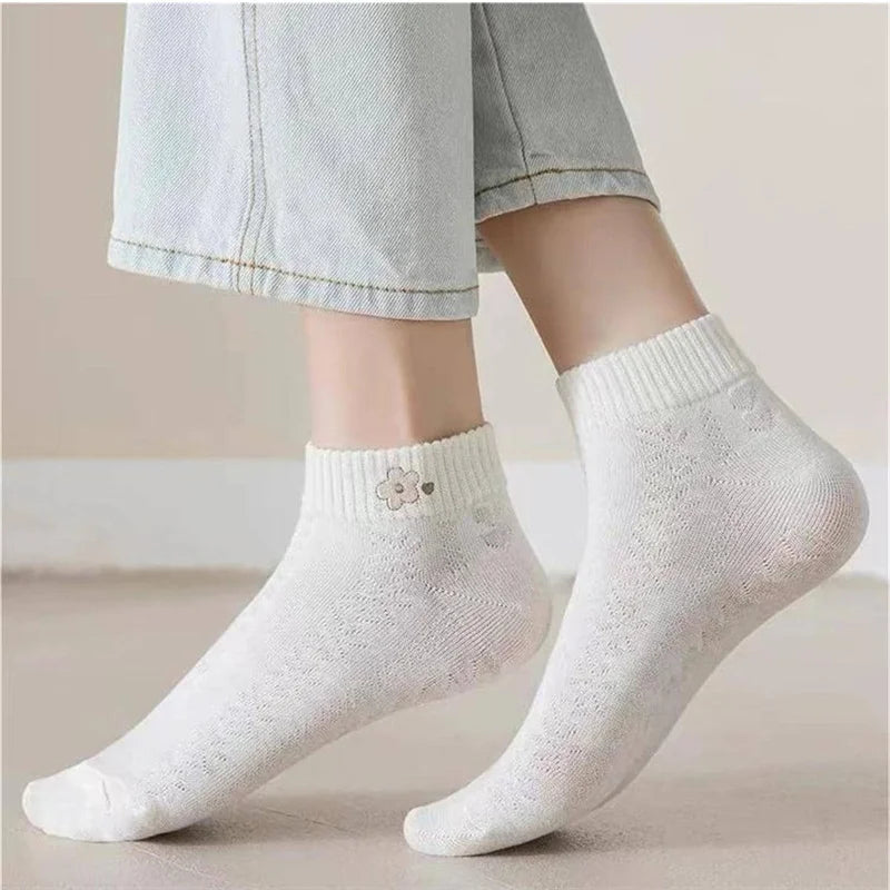 Cute Bear & Rainbow Socks
