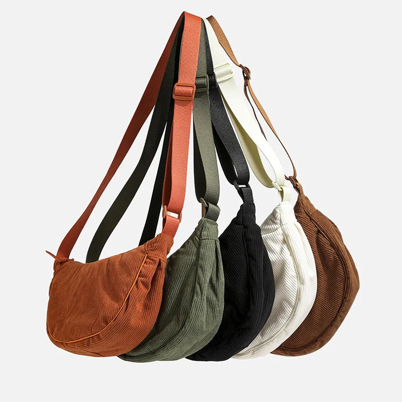 Luna Corduroy Hobo Bag