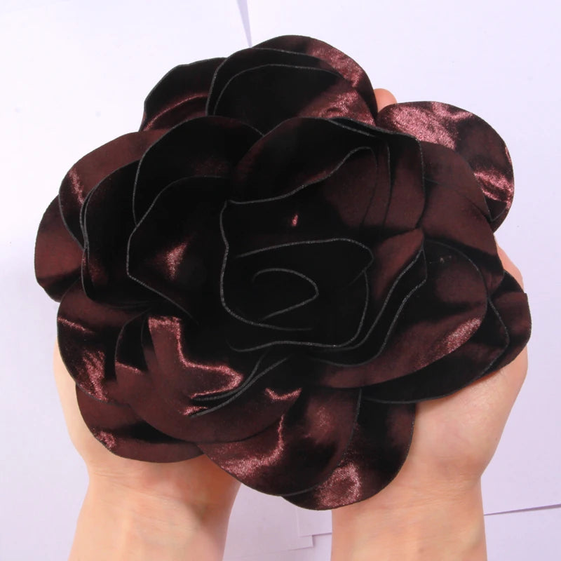 Satin Bloom Hair Clip