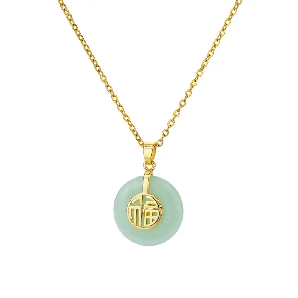 Luna Opal Oval Necklace