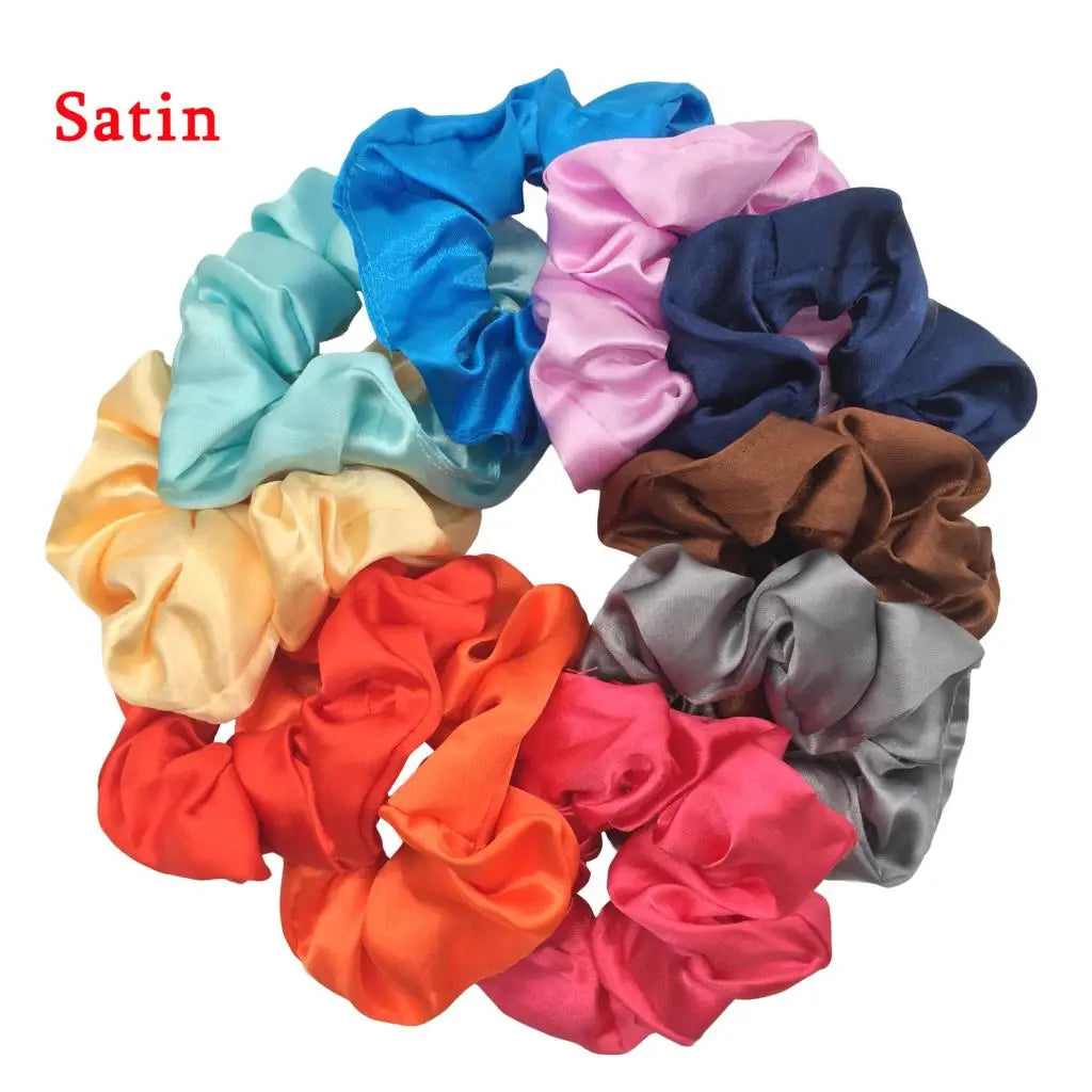 Satin Scrunchie Set