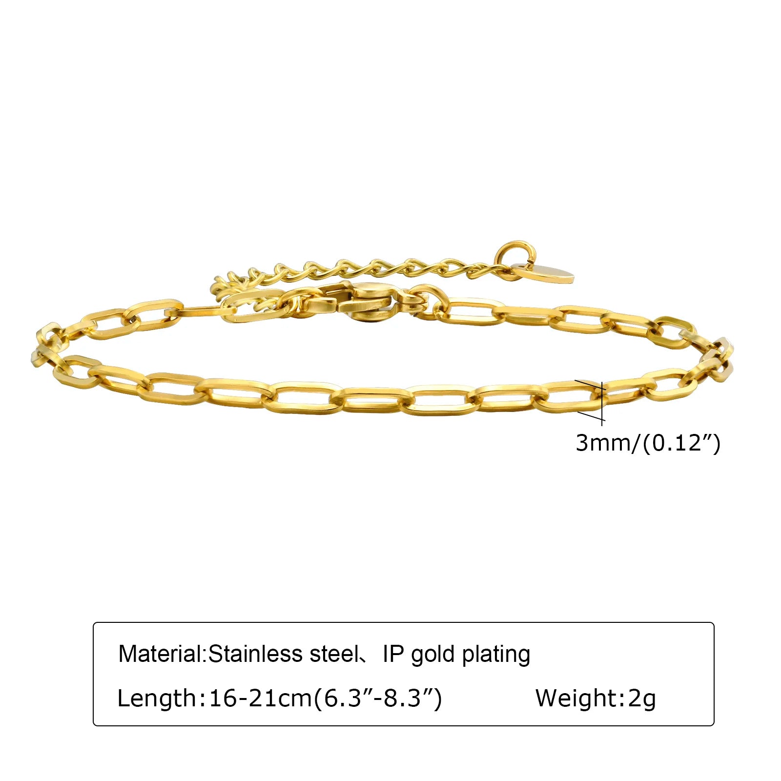 Twist Paperclip Bracelet