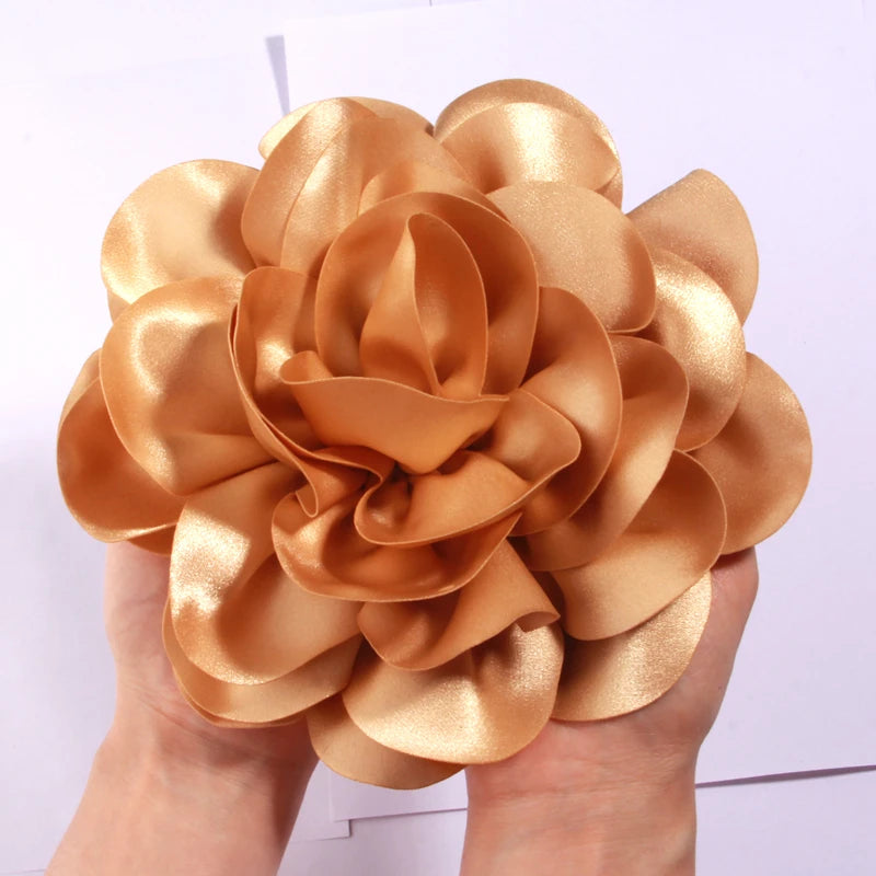 Satin Bloom Hair Clip