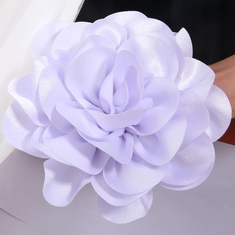 Satin Bloom Hair Clip