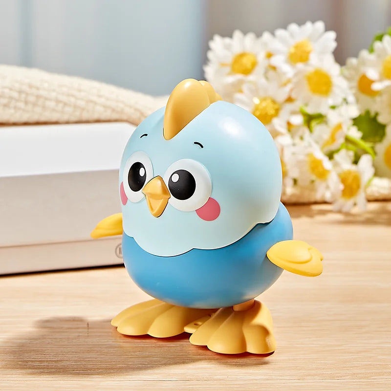 Clockwork Walking Chick Toy – Cute Wind-Up Animal with Pull Chain