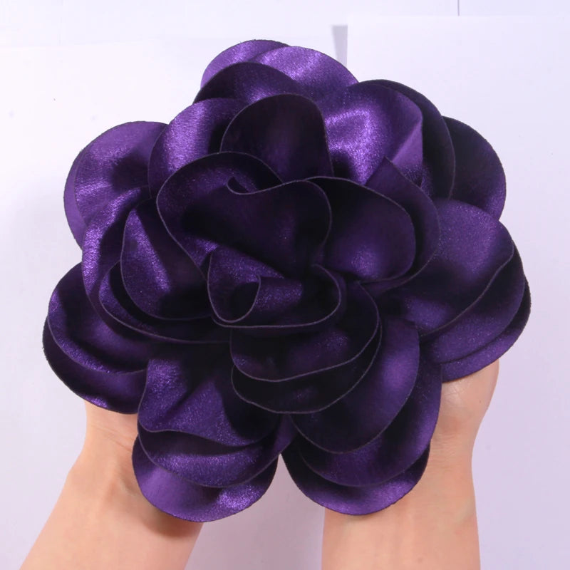 Satin Bloom Hair Clip