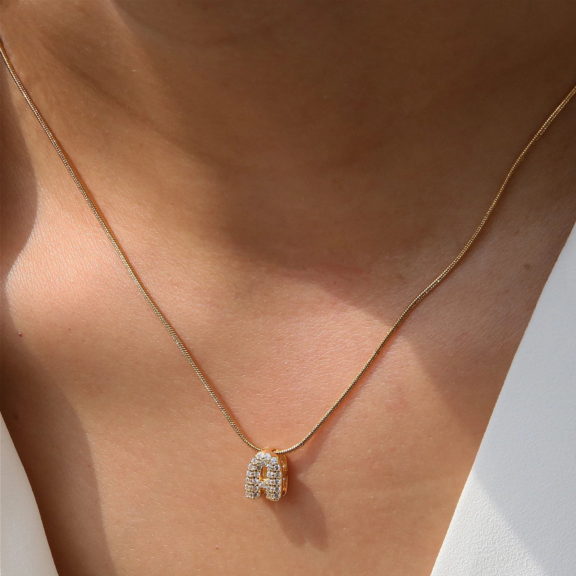 Luna Initial Necklace