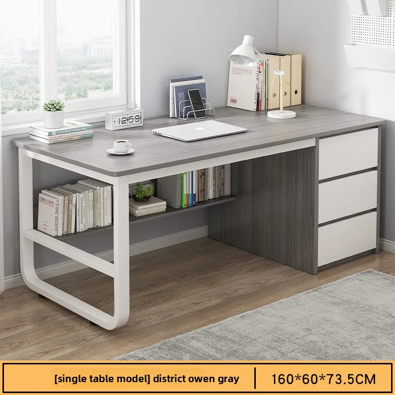 Modern Computer Desk with Drawer – Home Office & Study Workstation